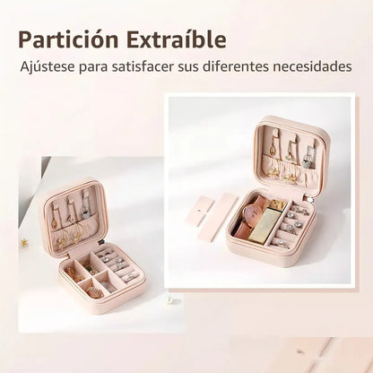 Mini Joyero Viajero De Cuero