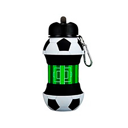 Botella De Agua Futbol Plegable